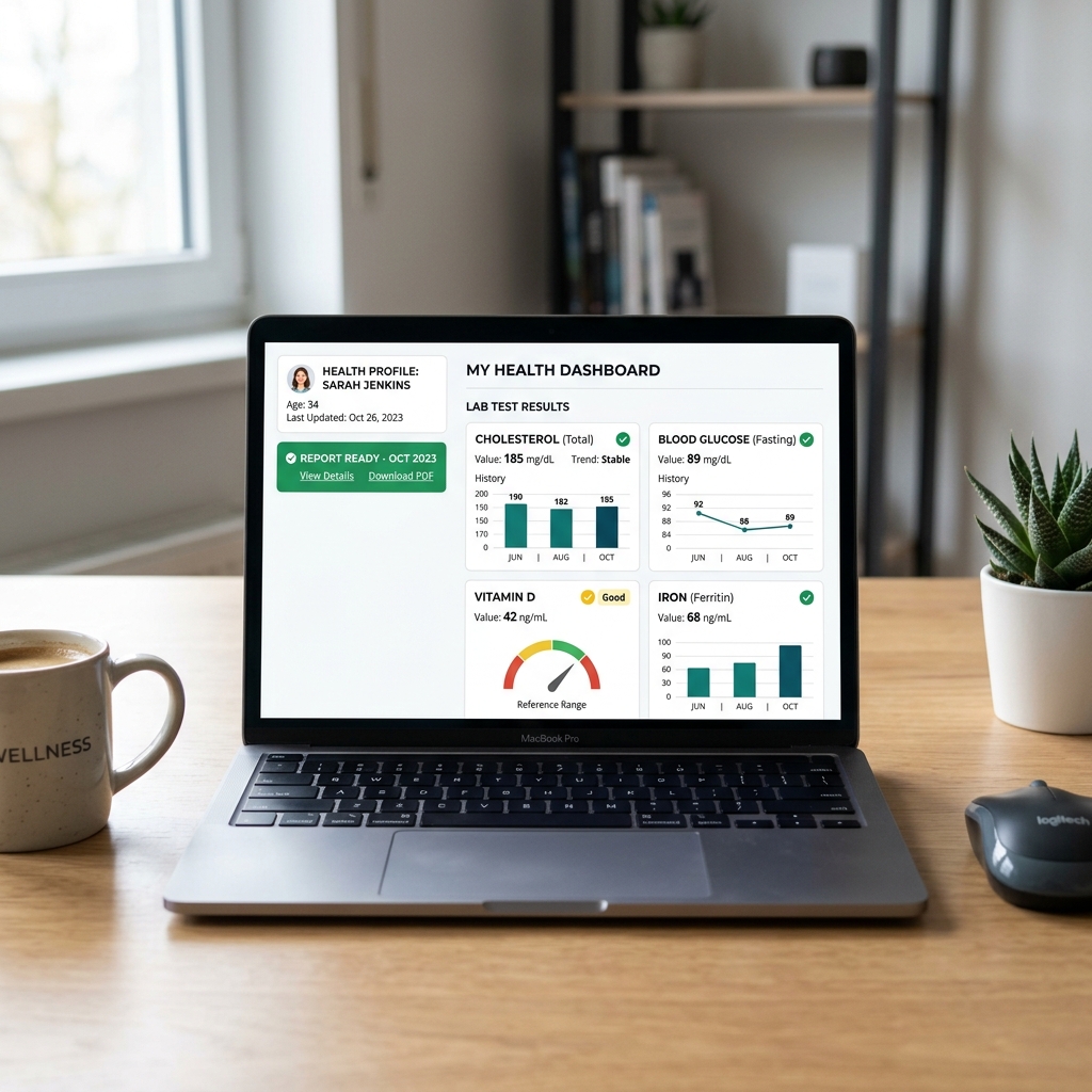 Receive your lab results digitally